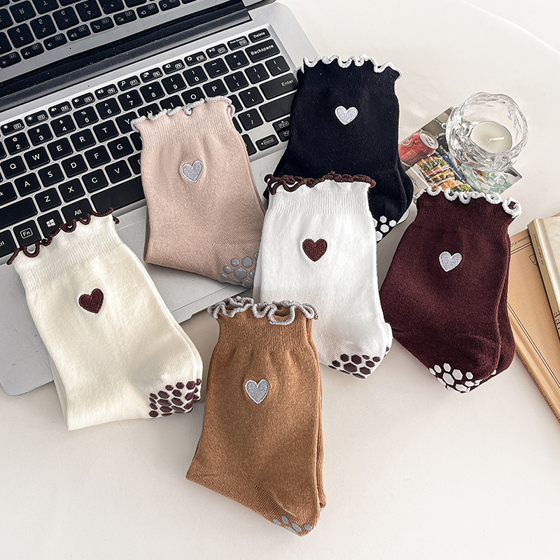 Yoga Socks Women Cotton Heart  - No Show Sock Women review and price