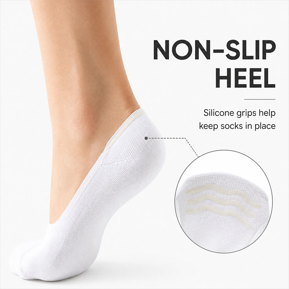 6 Pairs Unisex Cotton No Show  - Invisibility Sock Loafer review and price