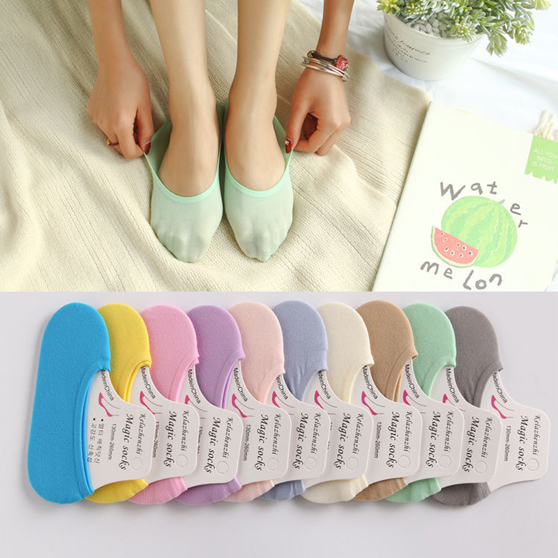 Summer Thin Colorful Girl Invi - Invisibility Sock Loafer review and price