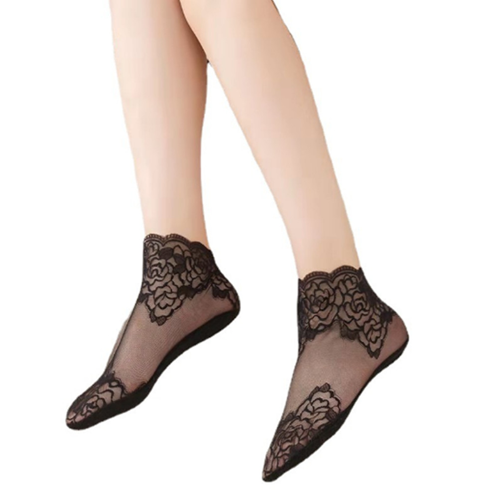 woman Lace rose thin socks Loa - Invisibility Sock Loafer review and price