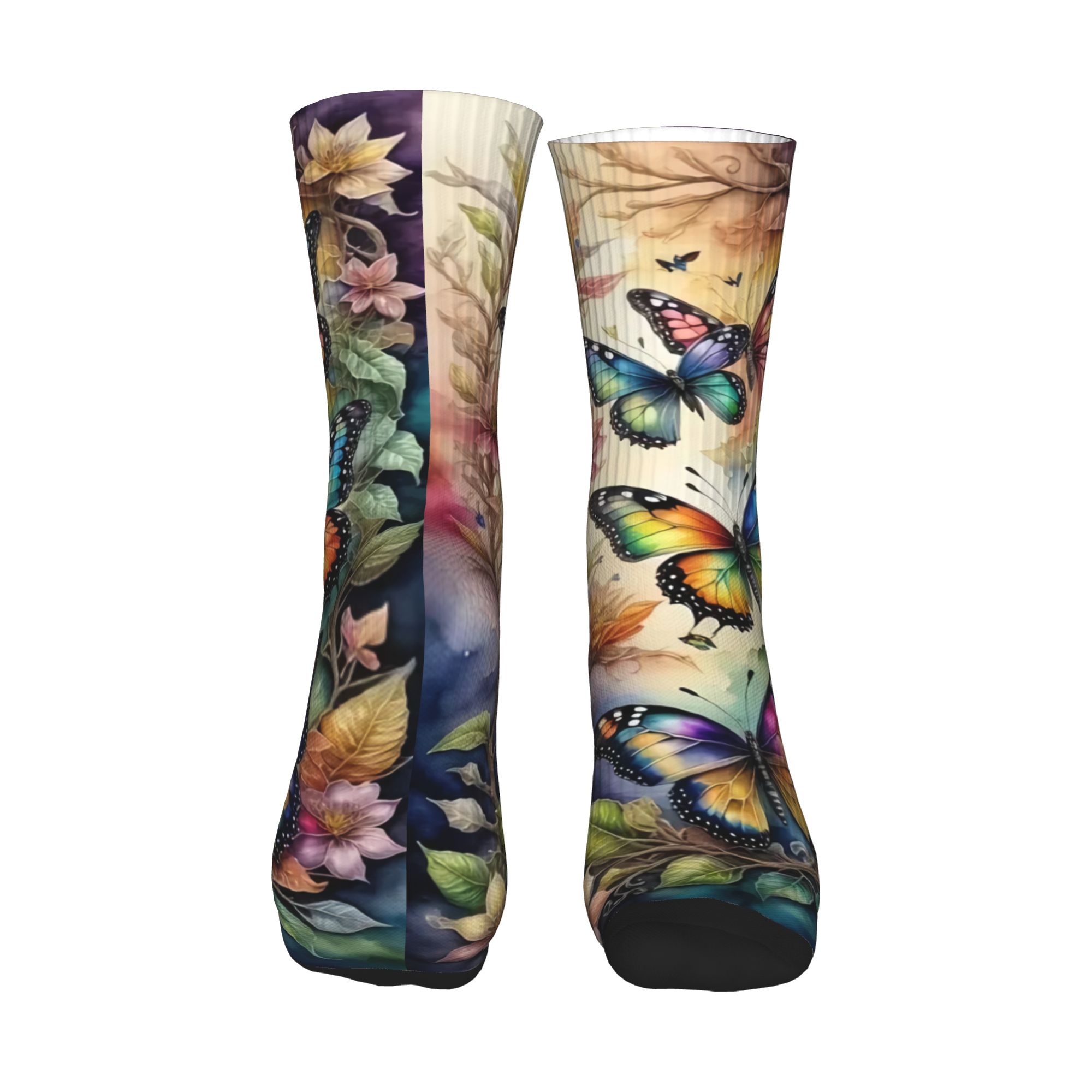 Colorful Butterflies and Flowe - Dress Sock Men review and price