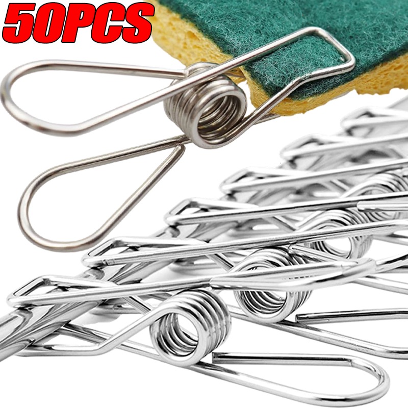 10/50PCS Stainless Steel Clips - Sock Organizer Tray review and price