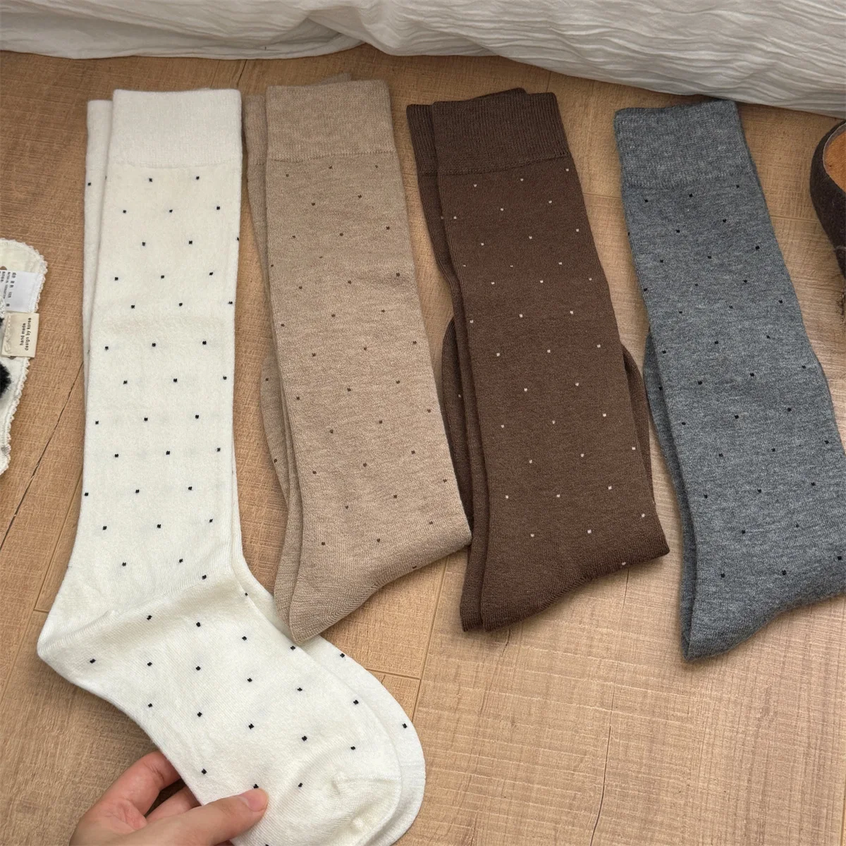 SP&CITY Winter Sweet Polka Dot - Silk Sock Bamboo review and price