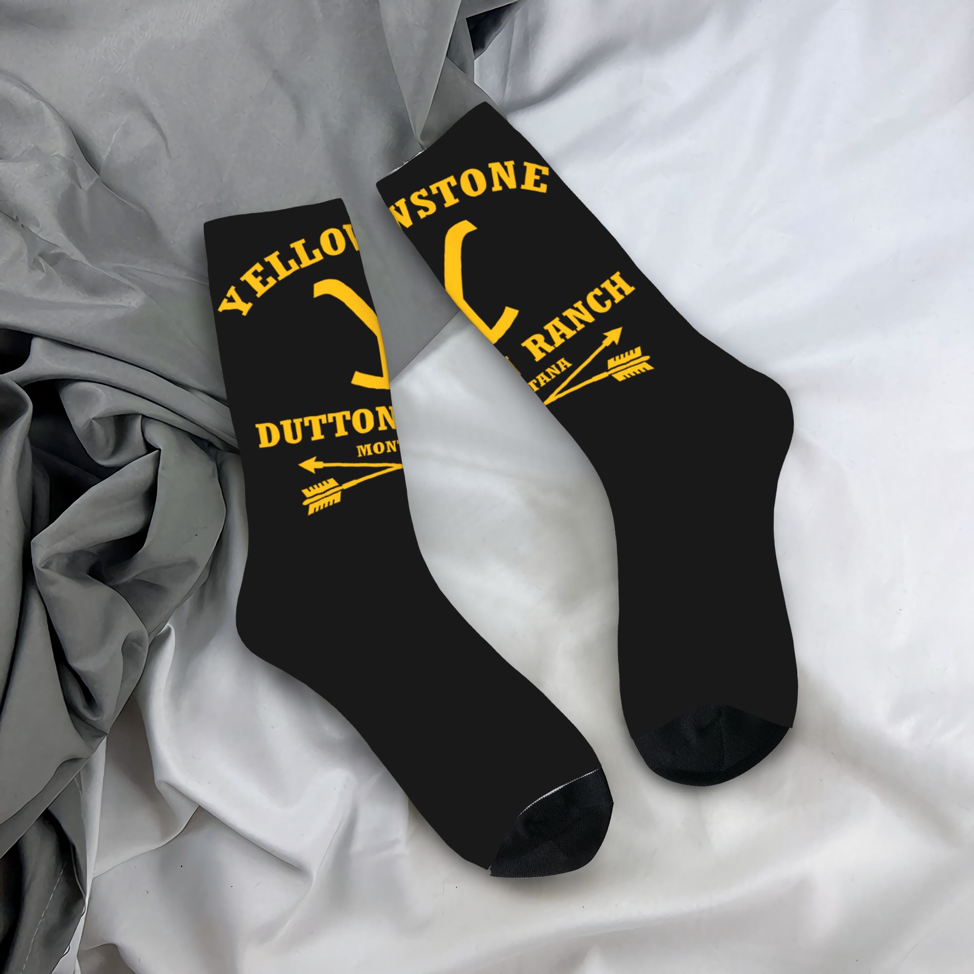 Custom Yellowstone Dutton Ranc - Dress Sock Men review and price