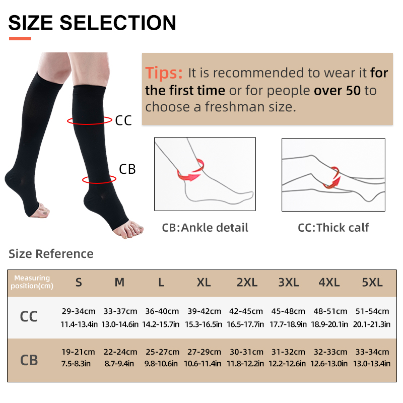 S-5XL 2pcs/Pair Medical Compre - Compression Sock Medical review and price